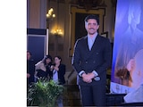 Alex Fernández, ayer, en la presentación de su gira internacional.
