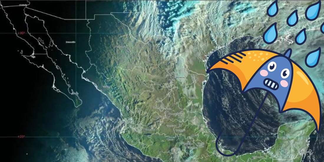 Se pronostican lluvias en diversos estados del país.