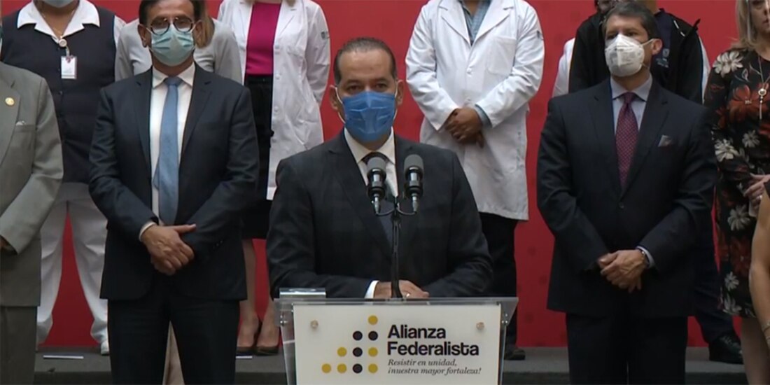 Martín Orozco, gobernador de Aguascalientes.