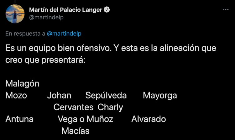 La alineación que Martín del Palacio cree que Jaime Lozano pondrá en el Preolímpico.