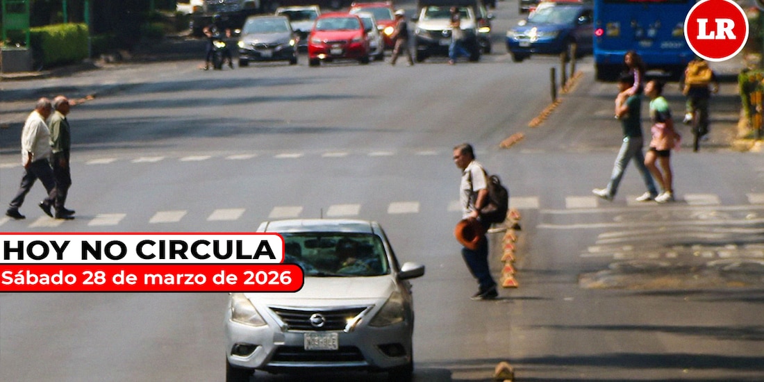Te contamos en La Razón cómo aplica el Hoy No Circula este sábado 28 de marzo de 2026.