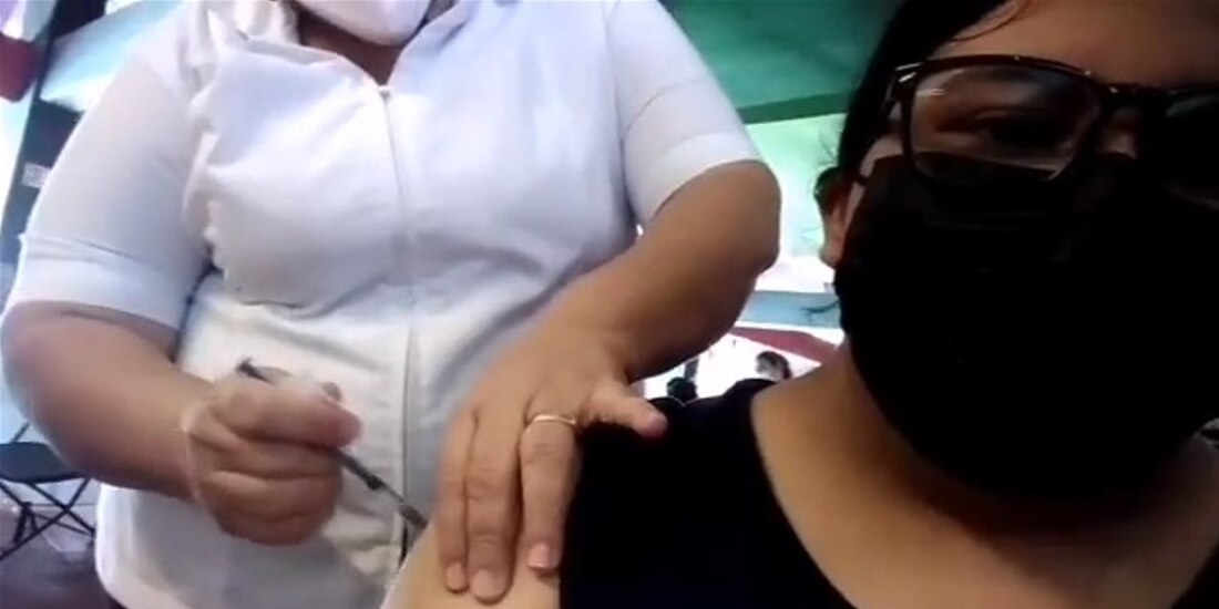 La enfermera puso el pinchazo pero sin la vacuna, ahora en Veracruz