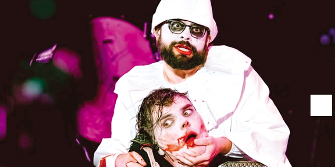 Integrantes de My Chemical Romance en concierto.