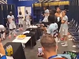 Bélgica haciendo el Trump Dance.