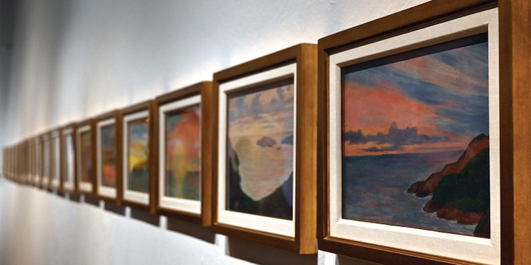 ATARDECERES de Acapulco que pintó Diego Rivera meses antes de morir.
