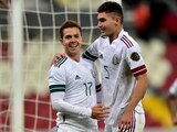 Jugadores de la Selección Mexicana celebran un gol en el Preolímpico