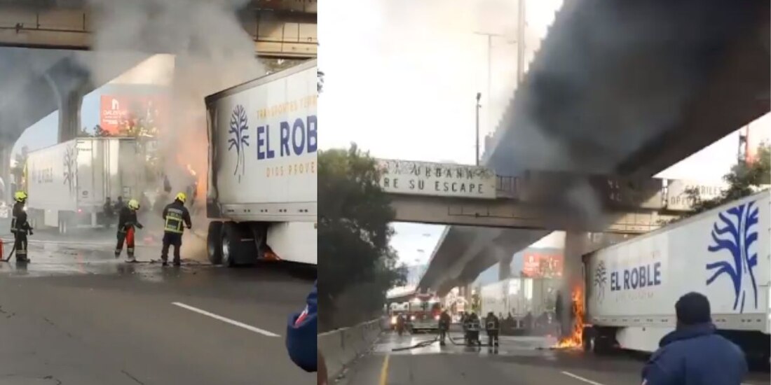 Incendio en la México - Quéretaro.