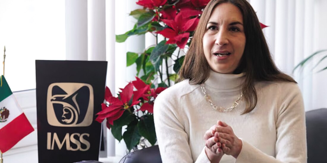 La titular de DH del IMSS, Marcela Velázquez, en imagen de archivo.