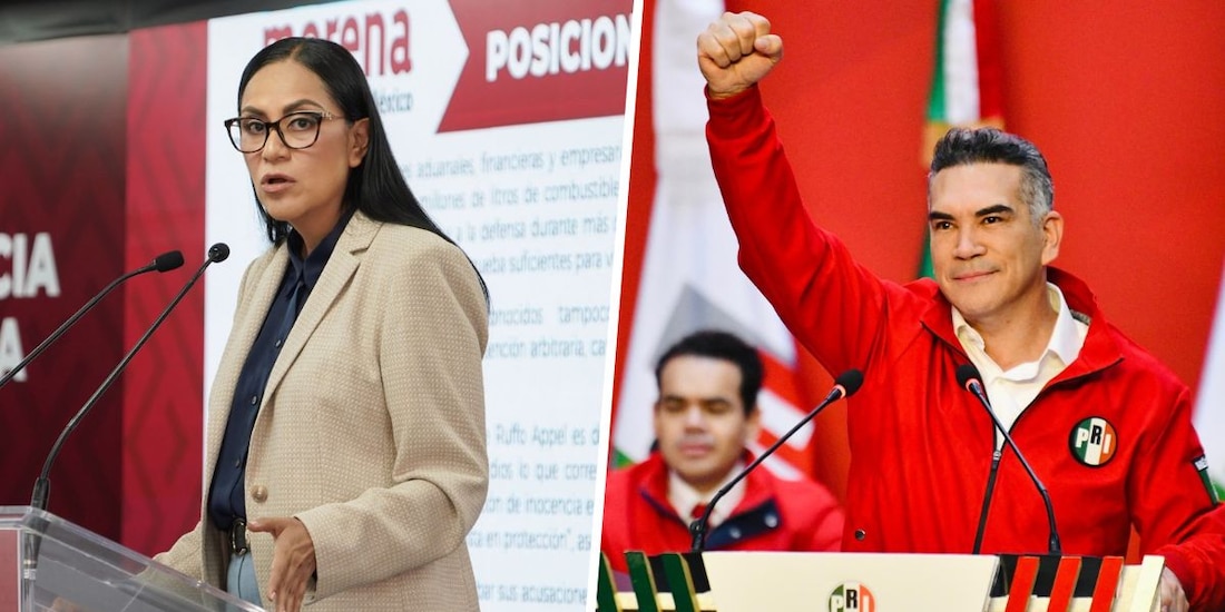 Ariadna Montiel informó que se presentó una nueva queja contra Alejandro Moreno, dirigente nacional del PRI, por "difamaciones".