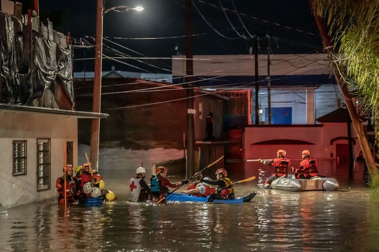 Inundaciones en Baja California