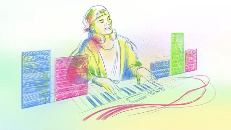 El Doodle de Google dedicado a Avicii