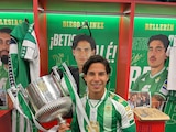 Diego Lainez ganó la Copa del Rey con el Real Betis.