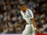 Kylian Mbappé durante un partido con el Real Madrid