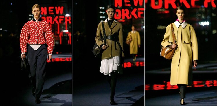 Tory Burch conjugó comodidad y glamour en sus creaciones.