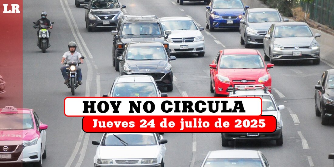Revisa en La Razón qué vehículos deben descansar este jueves 24 de julio de 2025 en la Ciudad de México y el Estado de México.