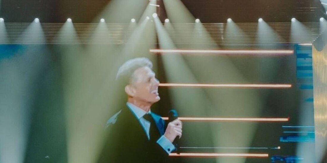 Luis Miguel en el escenario.