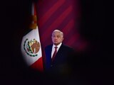 Andrés Manuel López Obrador, presidente de México, encabezó conferencia de prensa matutina en Palacio Nacional.