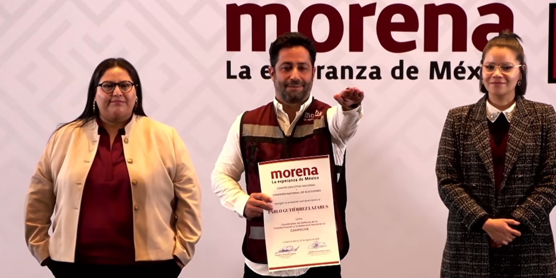 Pablo Gutiérrez Lazarus, coordinador de la Defensa de la Transformación en Campeche