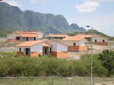 Casas recién construidas en Chihuero.