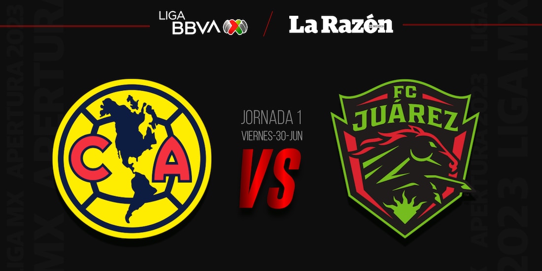 América se enfrenta a Juárez en la Jornada 1 del Torneo Apertura 2023 de la Liga MX