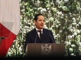 Francisco Domínguez Servién, gobernador de Querétaro, durante su sexto y último informe de gobierno
