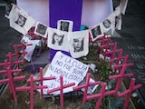 Memorial en la Antimonumenta del feminicidio.