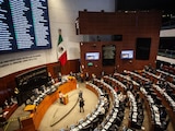 Aspecto durante Sesión Ordinaria en la Cámara de Senadores en imagen de archivo