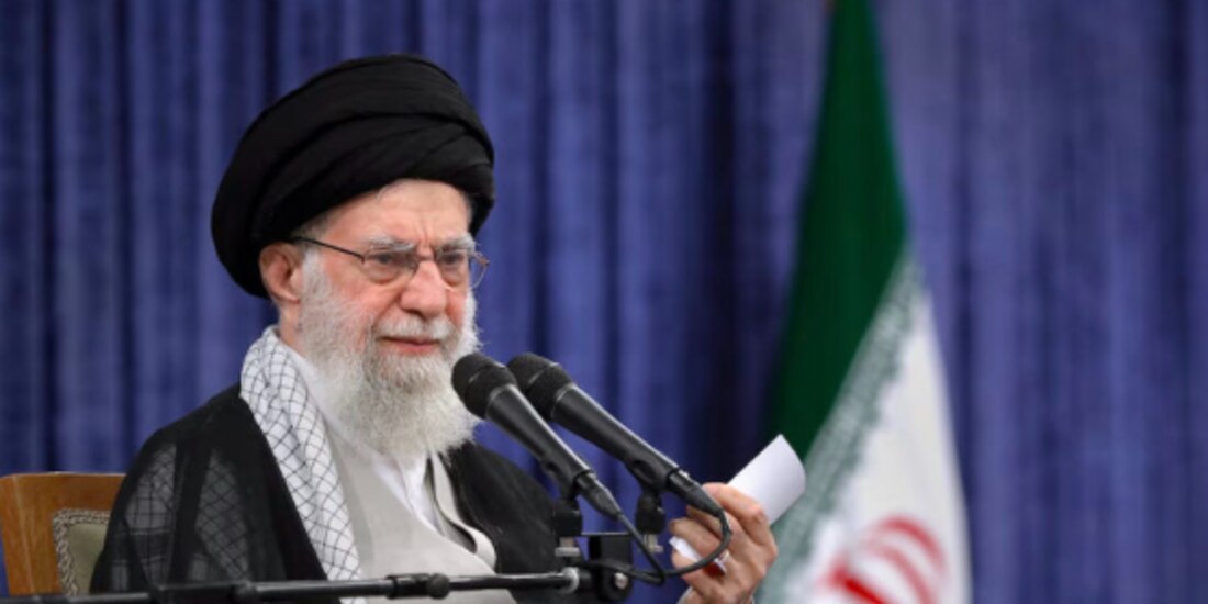 El líder supremo de Irán, el ayatolá Alí Jameneí, en Teherán, el pasado 20 de mayo.