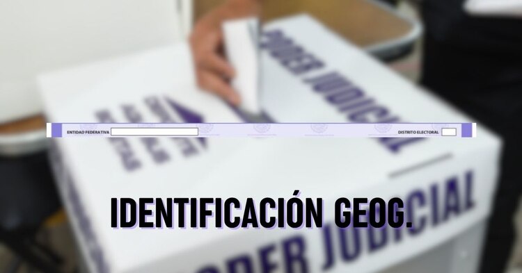 La boleta incluye un apartado de ubicación geográfica.