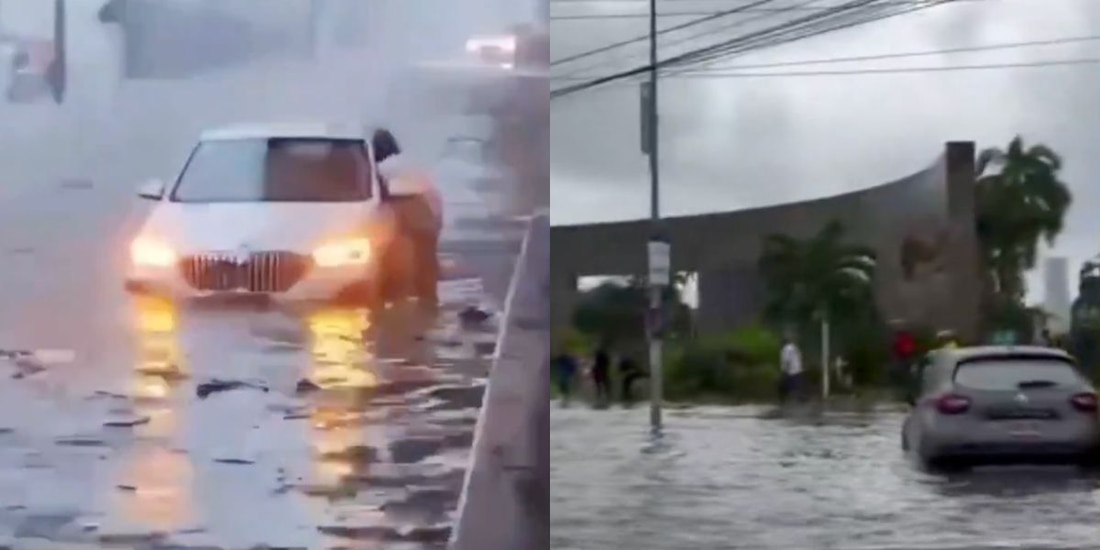 Huracán Simón deja inundaciones y deslaves en Acapulco