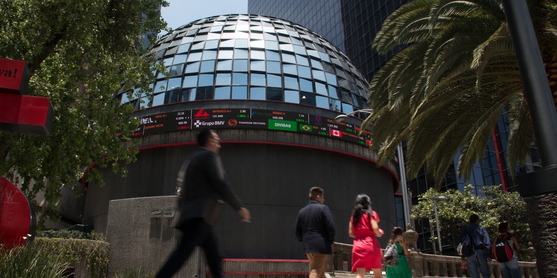 Instalaciones de la BMV en la Ciudad de México.