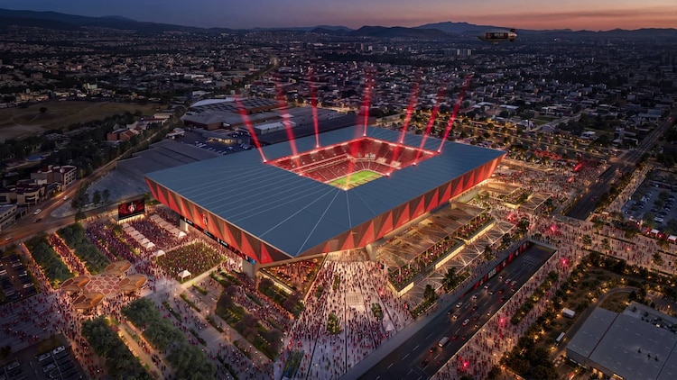 Imágenes del nuevo estadio Atlas