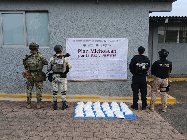 Los 40 kilogramos de droga asegurados representan una pérdida de 500 mil pesos para el crimen organizado.