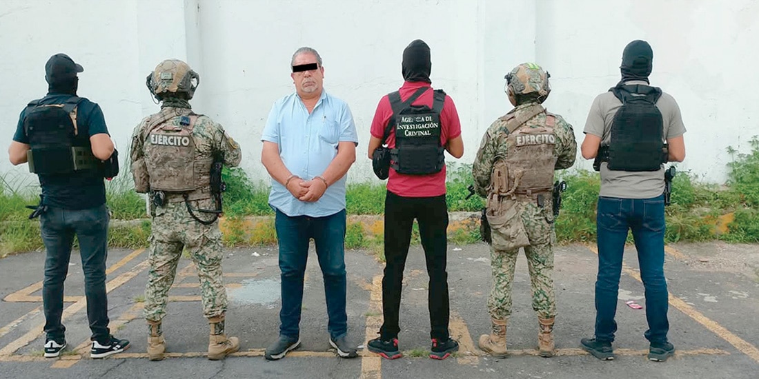 El detenido ayer por autoridades federales, ayer, en Zapopan, Jalisco
