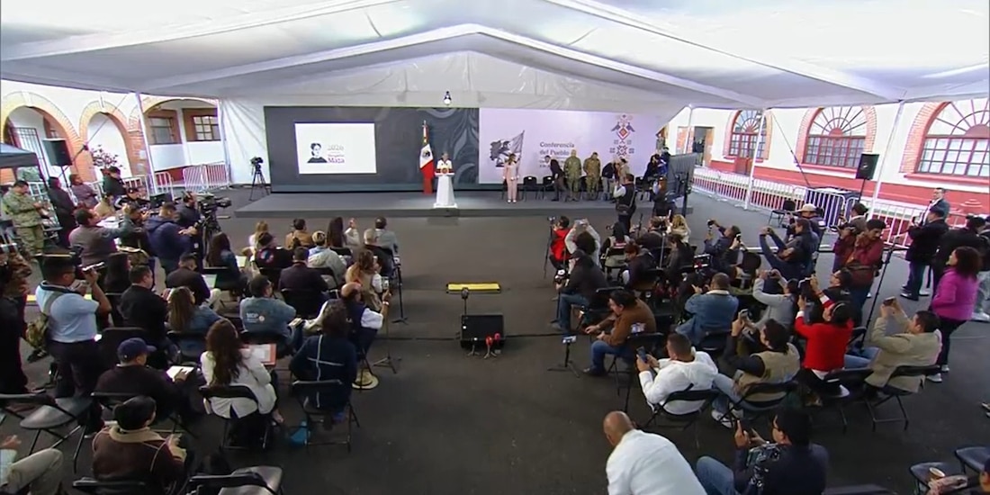 Conferencia de Claudia Sheinbaum desde Morelos.