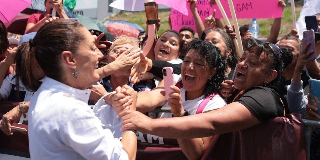 Claudia Sheinbaum, exjefa de Gobierno de la Ciudad de México este martes 8 de agosto del 2023.