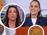 Sara Carter, funcionaria de EU (círculo) reconoció labor del gobierno mexicano, encabezado por la presidenta Claudia Sheinbaum.