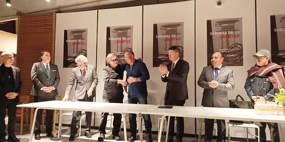 Pablo Vázquez, el jueves pasado, en la premier del documental.