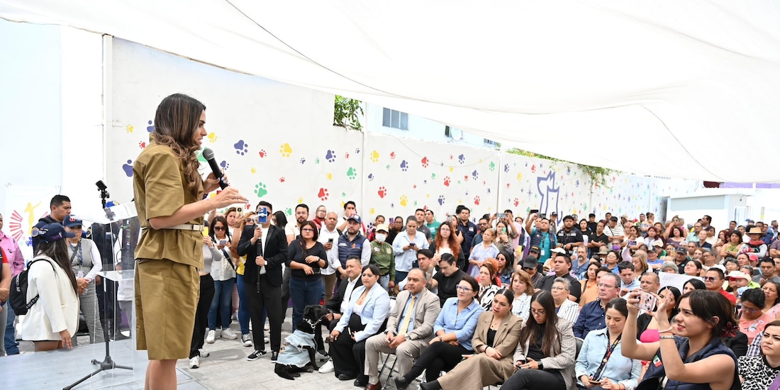 Alcaldesa Alessandra Rojo inaugura el Centro de Atención Canina y Felina, en Tepito.