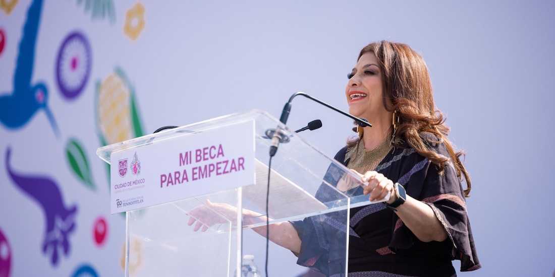Clara Brugada, Jefa de Gobierno, Mi Beca para Empezar
