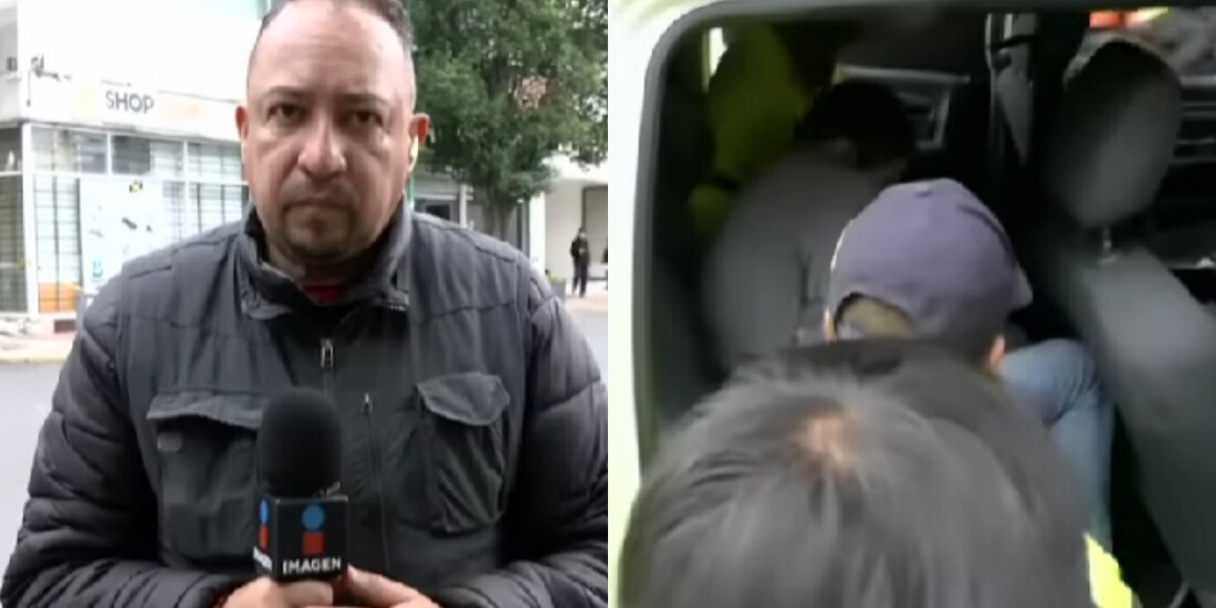 Conductor agrede a reportero y camarógrafo de 'Sale el Sol' EN VIVO