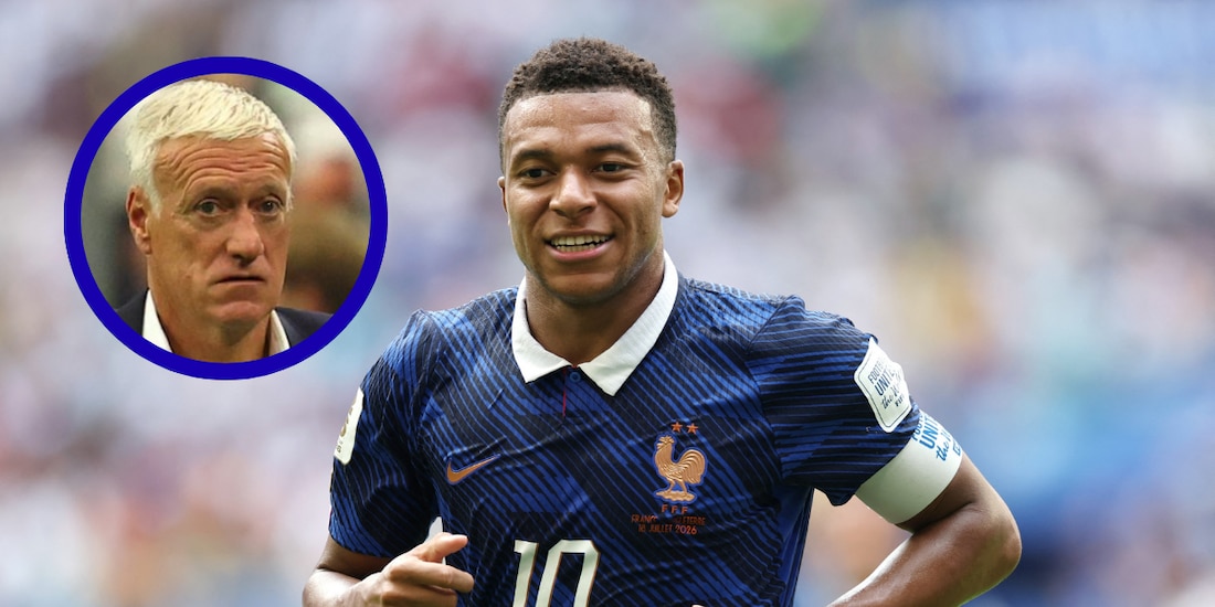 Kylian Mbappé le dedicó una carta de despedida a Didier Deschamps.