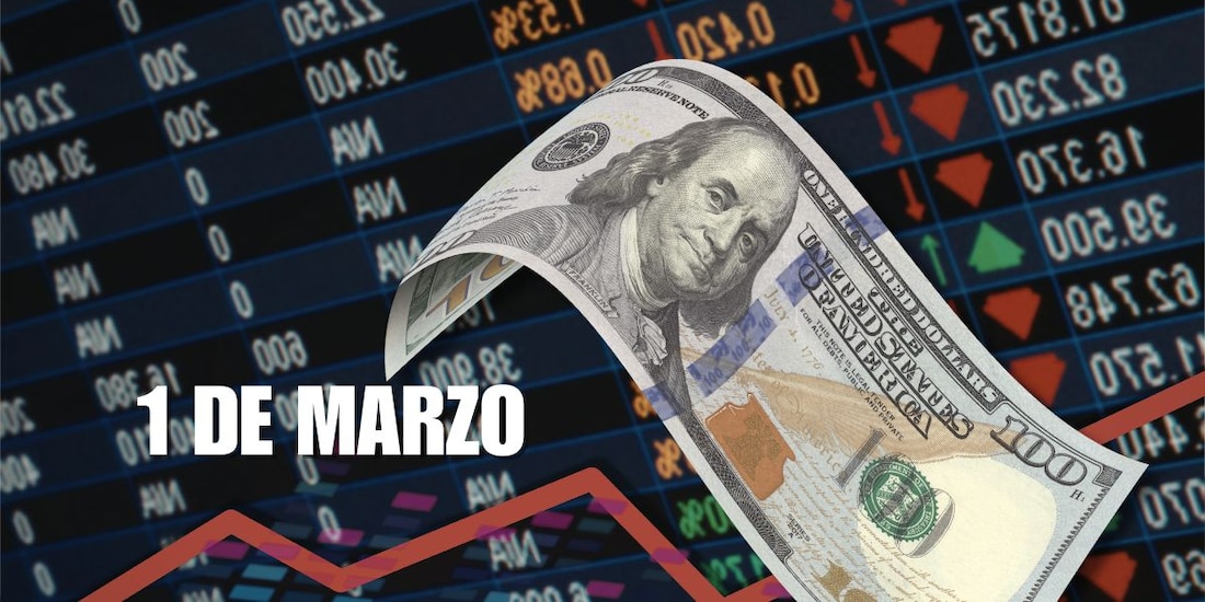 Este es el precio del dólar hoy, 1 de marzo.