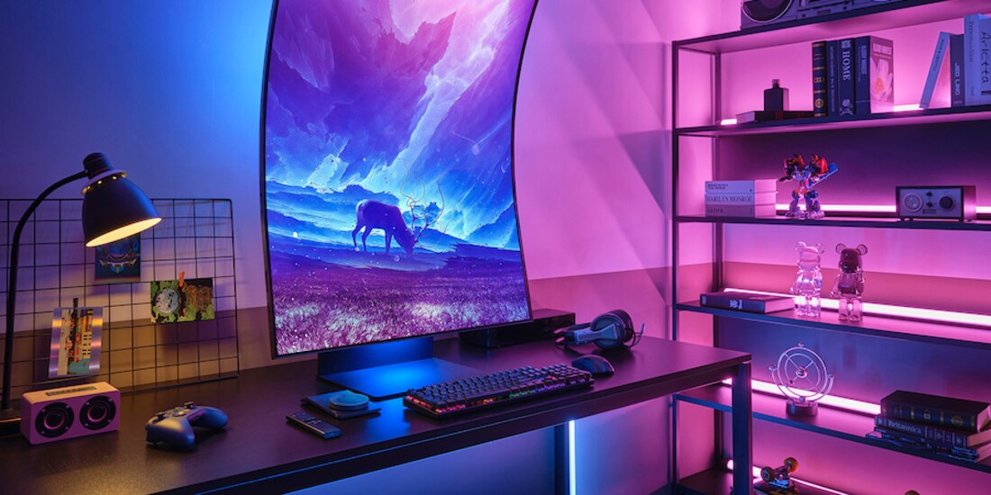 El monitor ofrece la función de girar en vertical.