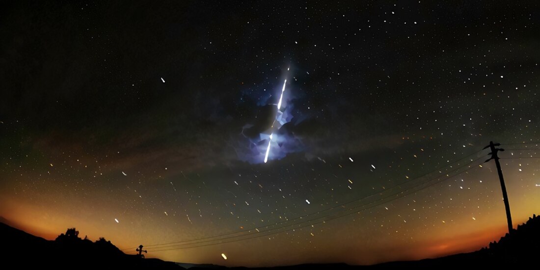 La lluvia de estrellas Oriónidas produce en el cielo los famosos "trenes brillantes".