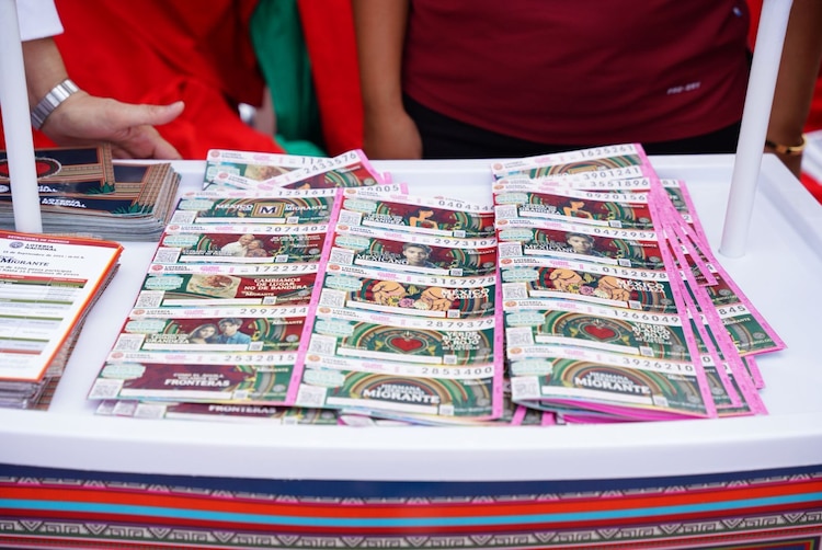 Billetes del Sorteo Especial "México con M de Migrante".
