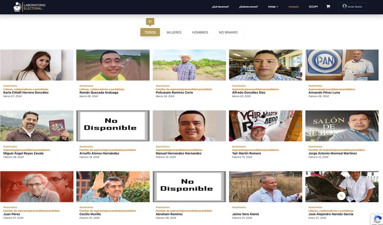 De acuerdo con Laboratorio Electoral, hasta el momento se han registrado 22 asesinatos de políticos o candidatos a un cargo de elección popular en lo que va del año; el más reciente fue el de la lideresa del PES en el municipio Ario Rosales, Karla Citlalli Herrera, el pasado 7 de marzo.