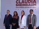Claudia Sheinbaum, virtual presidenta electa de México y las personas que este jueves anunció para su administración.