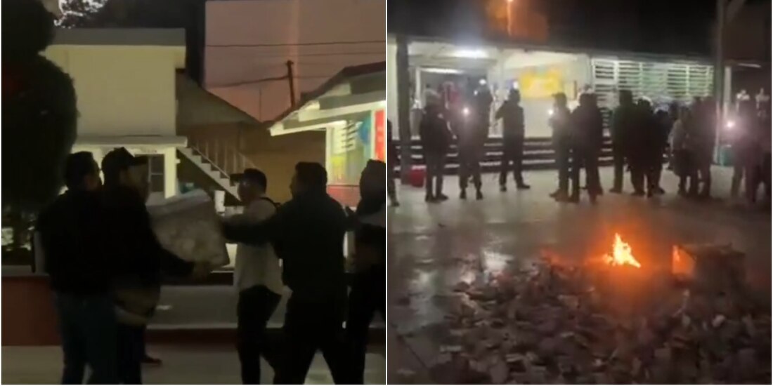 Se reporta la quema de boletas en el centro de votación de la junta auxiliar de San Sebastián de Aparicio.