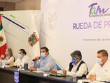 Gobierno de Tamaulipas en conferencia